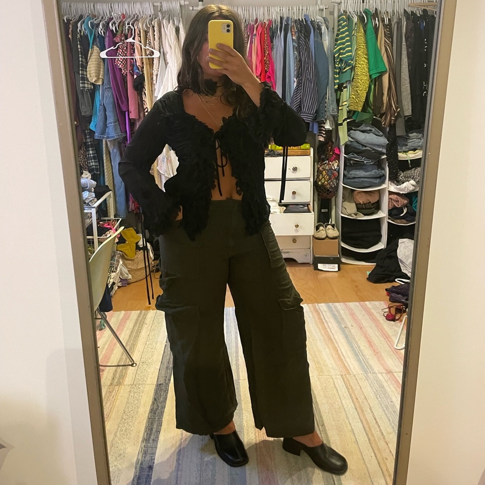 Y2K Ruffle Top